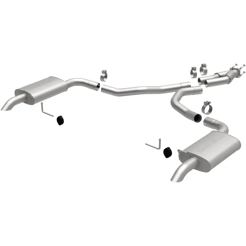 Magnaflow 16710 MagnaFlow 75-79 Chevy Corvette V8 5.7L Dual Split Rear Exit Stainless Cat-Back Perf Exhaust