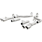 Magnaflow 19218 MagnaFlow Axle-Back, SS, 2.5in, Quad Split Rear 3.5in Tip 2015 Dodge Challenger 3.6L V6