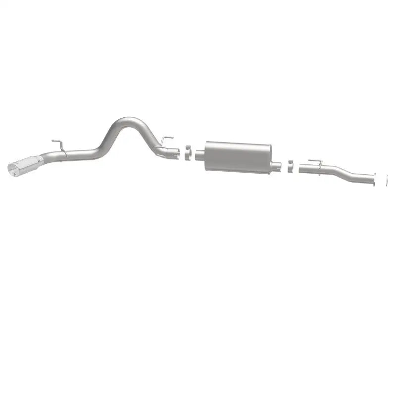MagnaFlow Cat-Back 2016 Toyota Tacoma 3.5L V6 SS 3in Single Pass Side Exit Rear 4in Tip - Truck & Automotive
