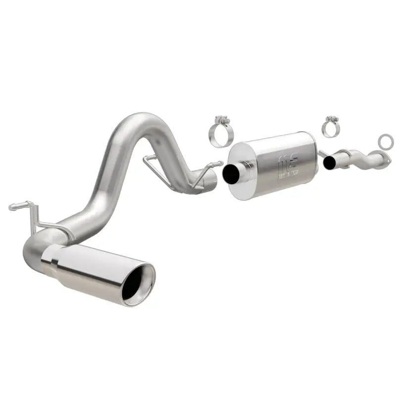 MagnaFlow Cat-Back 2016 Toyota Tacoma 3.5L V6 SS 3in Single Pass Side Exit Rear 4in Tip - Truck & Automotive