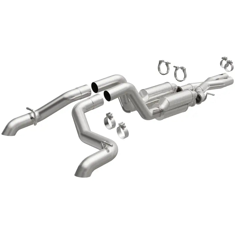 Magnaflow 19582 MagnaFlow Cat-Back 2021 Jeep Wrangler 6.4L Rock Crawler Series Dual Exit Stainless Exhaust
