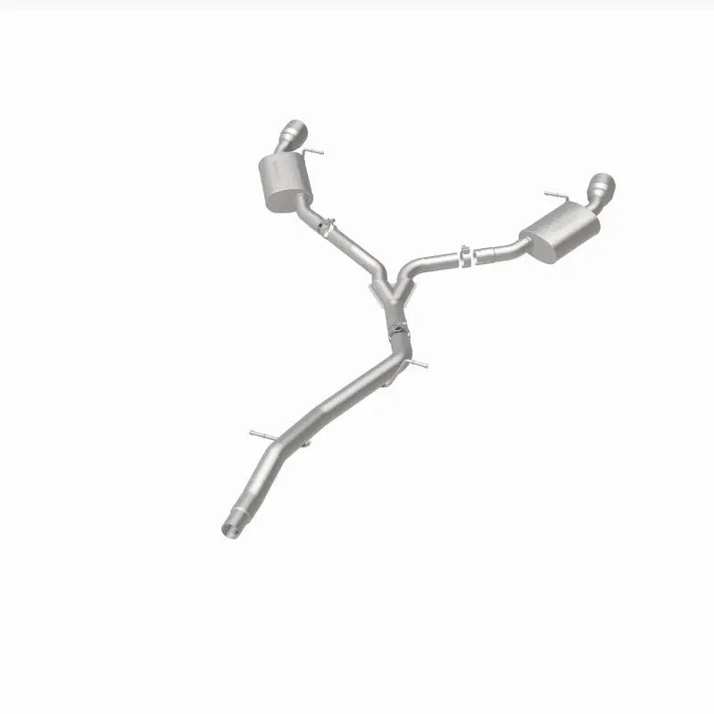 Magnaflow 19390 MagnaFlow CatBack 18-19 Audi A5 Dual Exit Polished Stainless Exhaust - 3in Main Piping Diameter