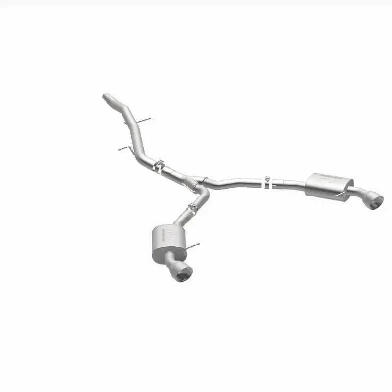 Magnaflow 19390 MagnaFlow CatBack 18-19 Audi A5 Dual Exit Polished Stainless Exhaust - 3in Main Piping Diameter