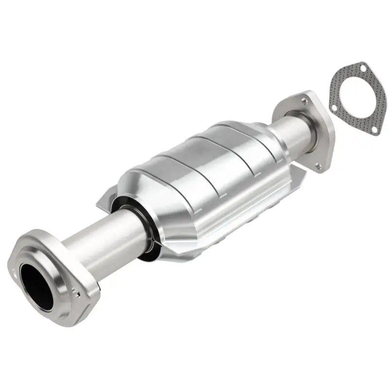 Silver catalytic converter with gasket for Jeep Cherokee MagnaFlow Conv rear 4.0L