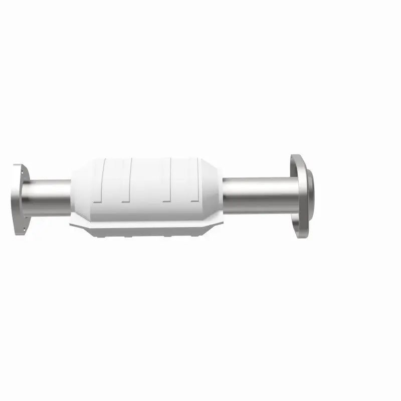 White catalytic converter with silver flanges for Jeep Cherokee MagnaFlow Conv DF 01/20/00-01