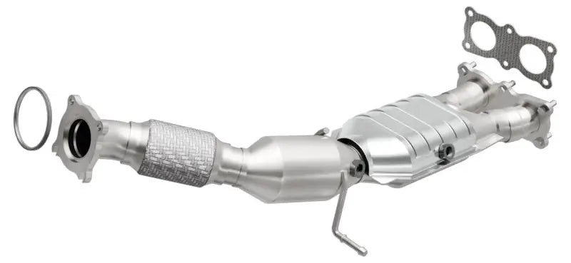 Silver catalytic converter with gaskets for Volvo S80 Magnaflow Conv OEM grade replacement