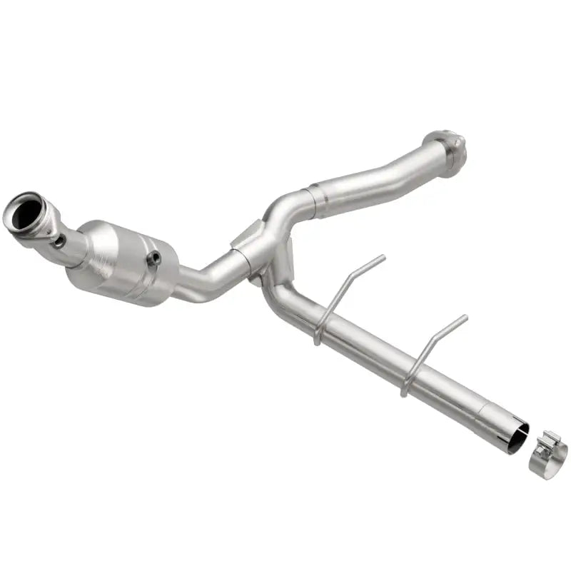 Silver exhaust system with catalytic converter for Magnaflow Conv F-150 5.0L