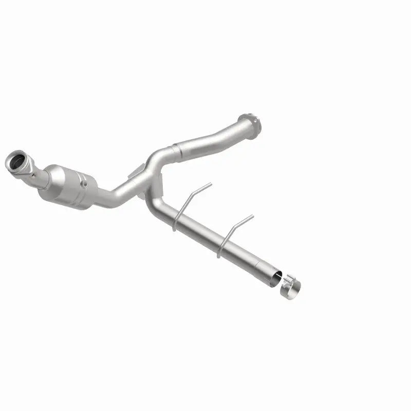 Silver exhaust system with catalytic converter for Magnaflow Conv F-150 5.0L