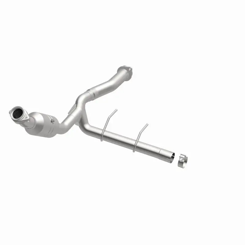 Silver exhaust system with catalytic converter for Magnaflow Conv F-150 2011-2014 5.0L