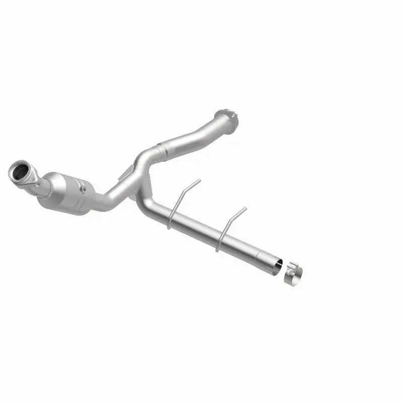 Silver exhaust system with OEM grade catalytic converter for Magnaflow Conv F-150