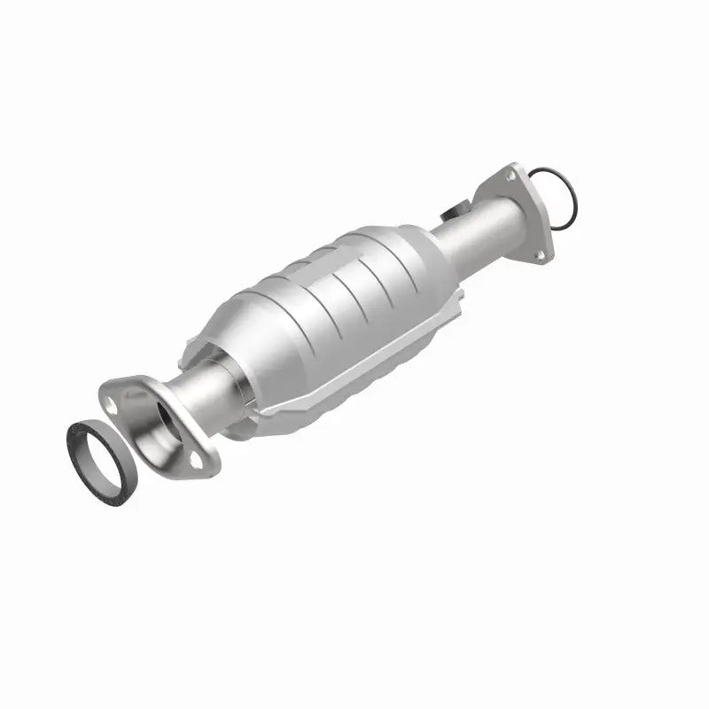 Silver catalytic converter with flanges and gasket for MagnaFlow Conv Federal EPA compatible