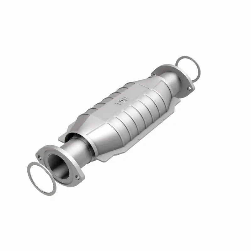 Silver catalytic converter with flanges for MagnaFlow Conv DF Tacoma 95-98 2.7L/3.4L