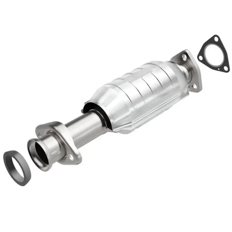 Silver MagnaFlow Conv Direct Fit Acura 90-91 catalytic converter with gaskets