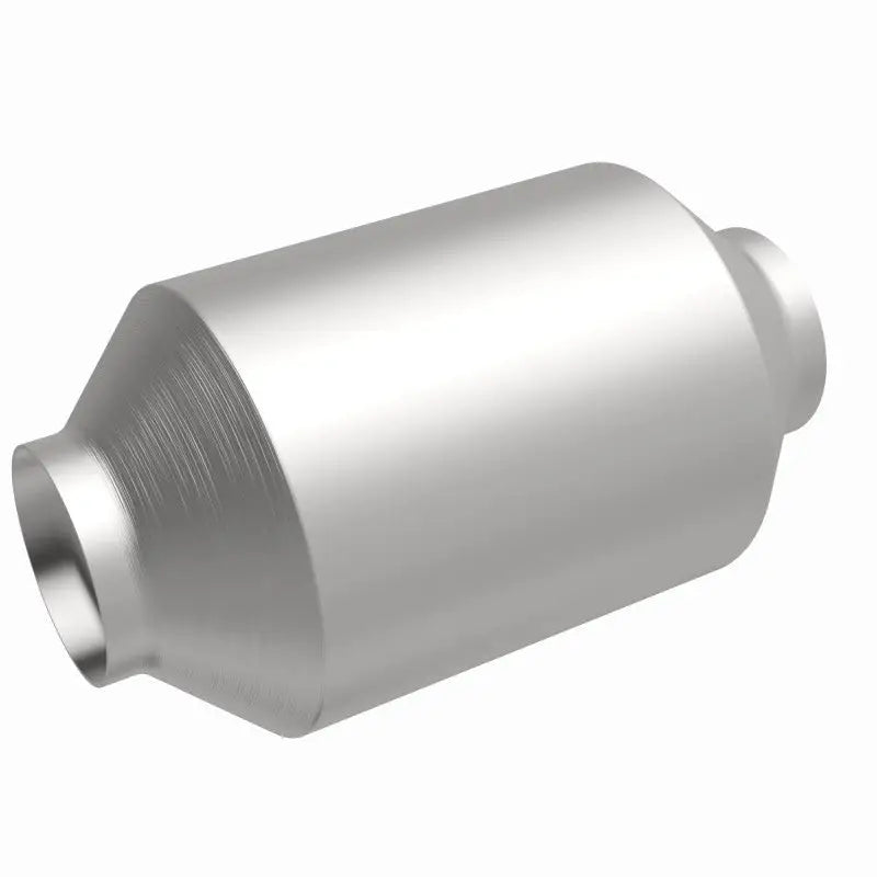 Silver catalytic converter for MagnaFlow Conv Univ 2.50in C/C Spun Front OEM