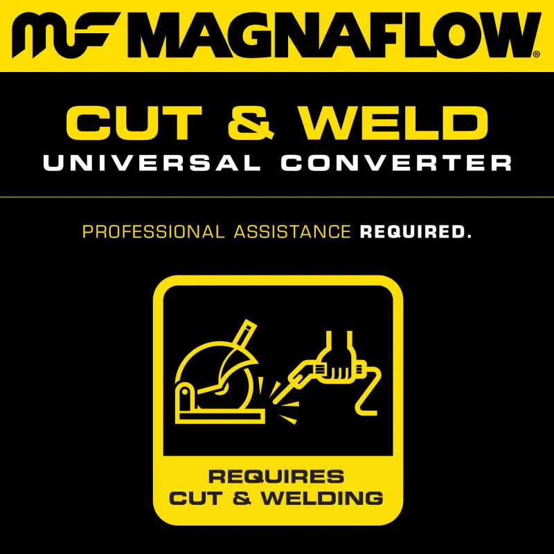 MagnaFlow Conv Univ 3in Inlet/Outlet Center/Center Round 9in Body L x 5.125in W x 13in Overall L - 99209HM