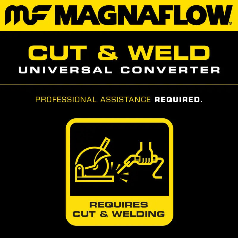 MagnaFlow Conv Univ 3in Inlet/Outlet Center/Center Round 9in Body L x 5.125in W x 13in Overall L - 99209HM