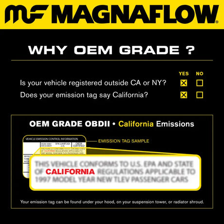 MagnaFlow Conv Universal 2.25 inch C/A 5 spun body - Truck & Automotive