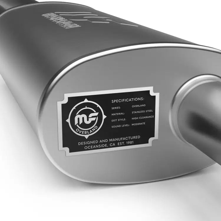 Magnaflow Limited Lifetime Warranty Exhaust System Kit 19702 - Overland CAT-Back Grenadier
