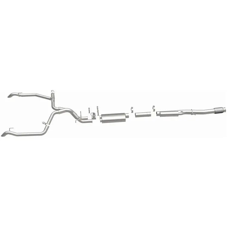Magnaflow Limited Lifetime Warranty Exhaust System Kit 19703 - Overland Series Stainless CAT-Back