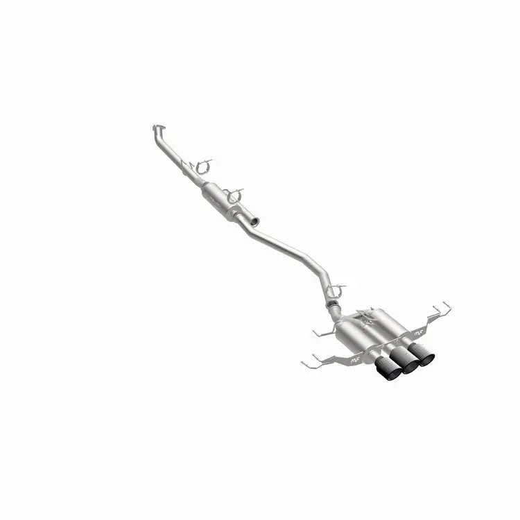 Magnaflow Limited Lifetime Warranty Exhaust System Kit 19708 - Carbon Speq Series Fiber CAT-Back