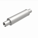 MagnaFlow Muffler Mag SS 14X4X4 2.25X2.25 C/C, stainless steel straight-through design, premium satin finish, robust construction.