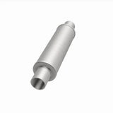 MagnaFlow Muffler Mag SS 14X4X4 2.25X2.25 C/C Stainless Steel Exhaust, Straight-Through Perforated Core, Satin Finish