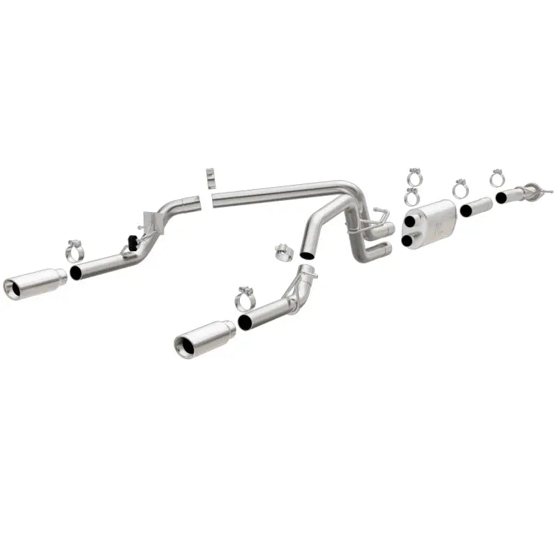MagnaFlow Stainless Cat-Back Exhaust 2015 Chevy Colorado/GMC Canyon Dual Split Rear Exit 3.5in - Truck & Automotive