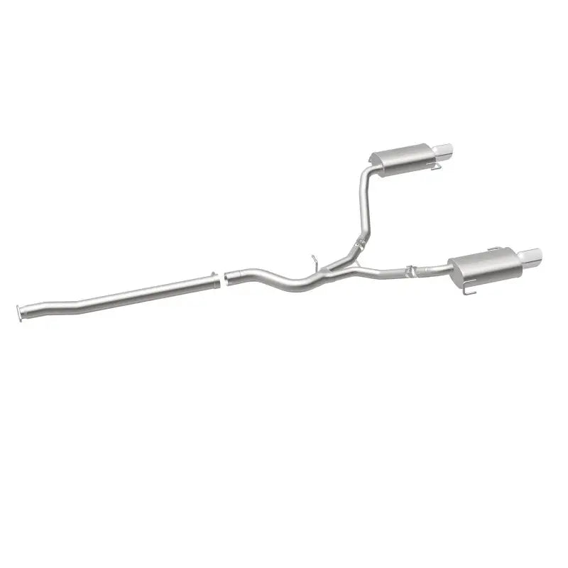 Polished MagnaFlow Street Series dual exhaust for Subaru Legacy GT