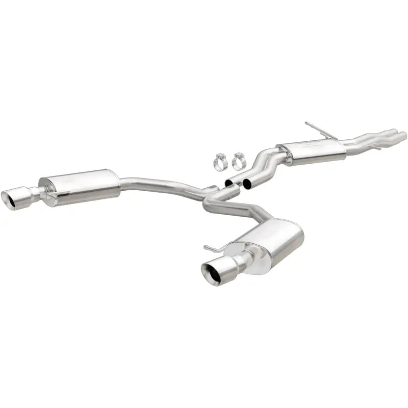 Magnaflow 19159 MagnaFlow Sys C/B 12-15 Audi A6 / A7 3.0L V6 SS 2.5in Dual Split Rear Ext 4in Tips