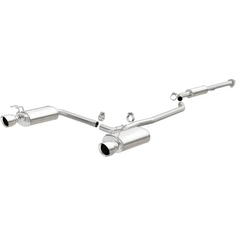 Magnaflow 19181 MagnaFlow Sys C/B 2015 Honda Accord 3.5L V6 2.5in SS Dual Split Rear Polished 4.5 Tip