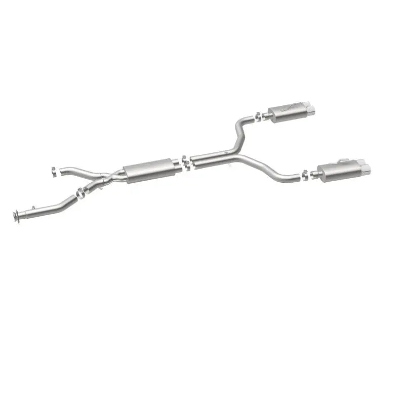 Stainless steel MagnaFlow SYS dual exhaust for Chevy Corvette 92-96 with muffler and resonators