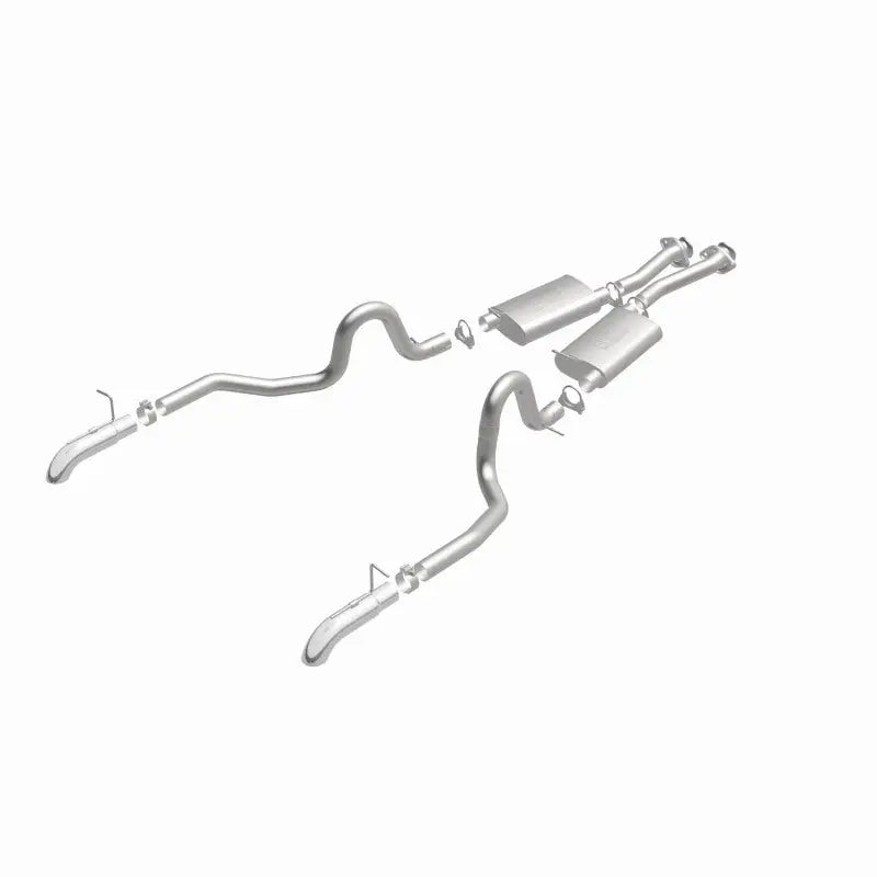 Dual exhaust system for Ford Mustang with MagnaFlow Sys, perfect for RV parts & accessories