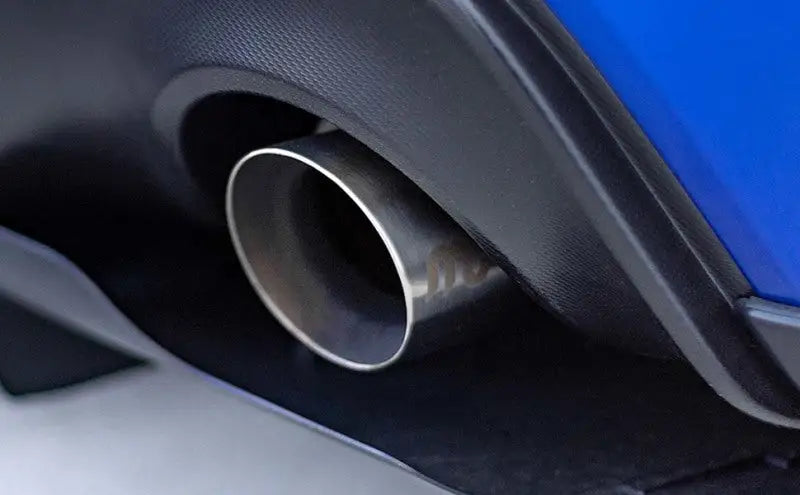 Car exhaust pipe on MagnaFlow SYS Cat-Back for Subaru WRX STI and WRX models