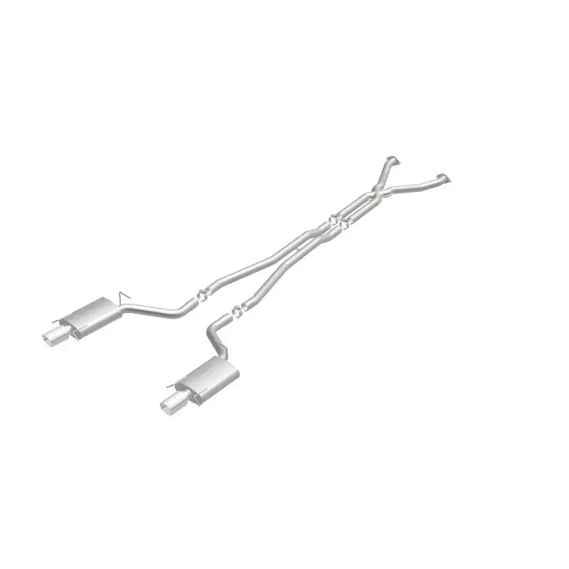 Silver exhaust system for Cadillac CTS V MagnaFlow Sys Street Series upgrade