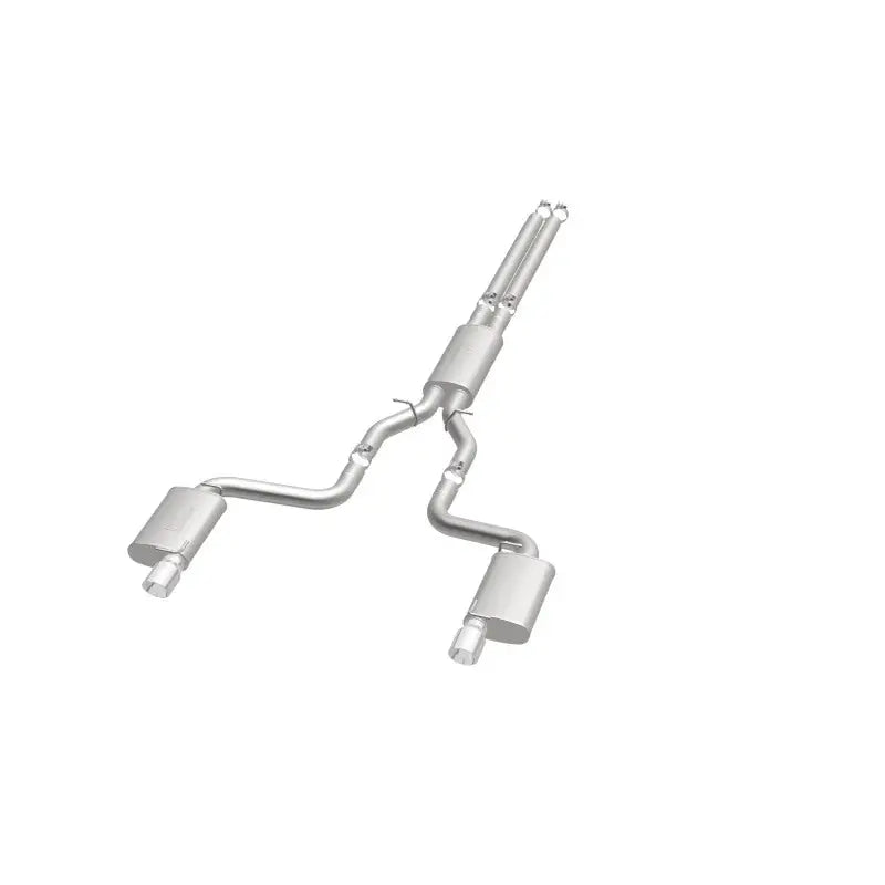 MagnaFlow Street Series dual exhaust for Chrysler Dodge SRT 6.1 V8 with curved pipes