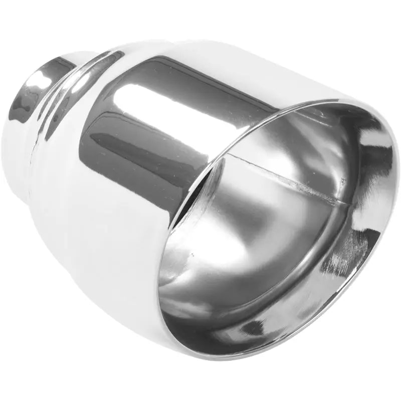Magnaflow 35224 MagnaFlow Tip Stainless Double Wall Round Single Outlet Polished 4.5in DIA 2.5in Inlet 5.75in Length