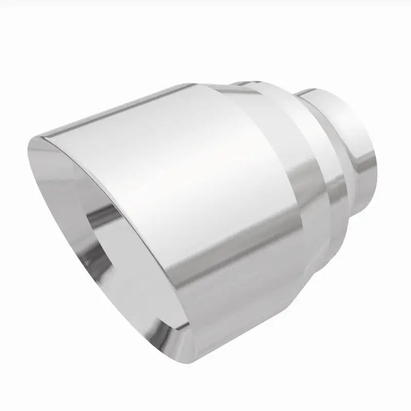 Magnaflow 35224 MagnaFlow Tip Stainless Double Wall Round Single Outlet Polished 4.5in DIA 2.5in Inlet 5.75in Length