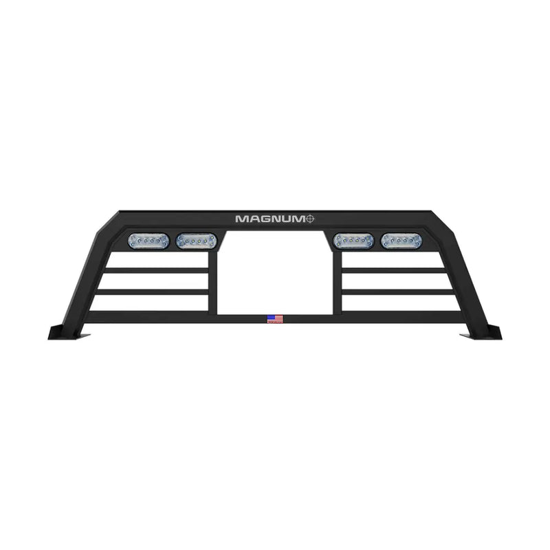 Magnum Truck Providing Durable Protection Headache Rack 407Lpbra1NB - 2007-2018 GM 1500 Low