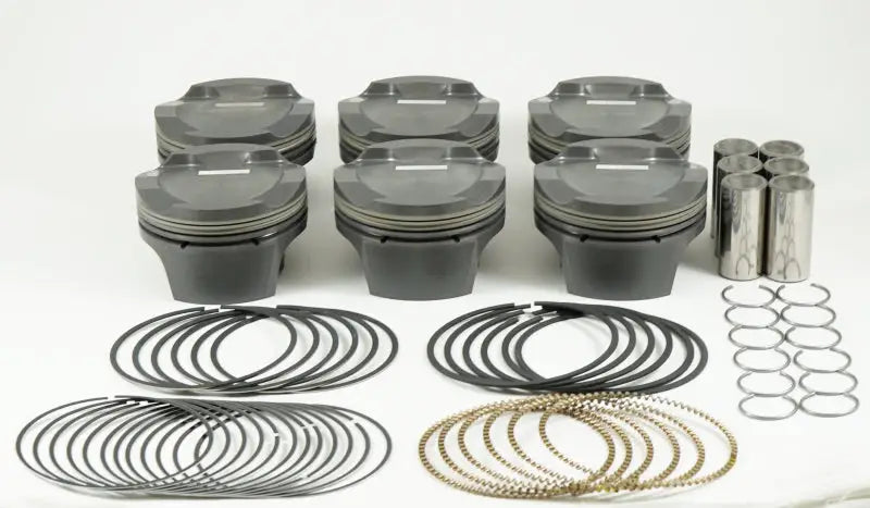 Mahle MS BMW N54 B30 3.0L 84.50mm x 31.7mm CH 17.2cc 314g 10.3CR Pistons (Set of 6) - Truck & Automotive