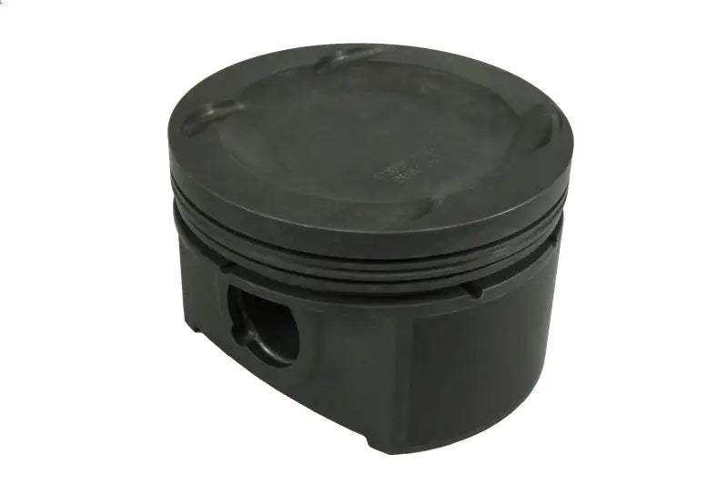 Black Mahle MS piston from piston set with 150mm stroke and 150mm rod length