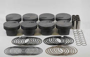 Mahle Mahle MS Piston Set BBC 555ci 4.560in Bore 4.25in Stroke 6.385in Rod 0.990 Pin -3cc 9.6 CR Set of 8