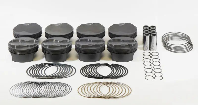 Automotive piston set with rings and pins for LSX 428CID Mahle MS Piston Set