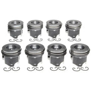Mahle OE 2243503040 Mahle OE FO 6.0L Diesel V8 144060-040 w/ PC Piston Set (Set of 8)