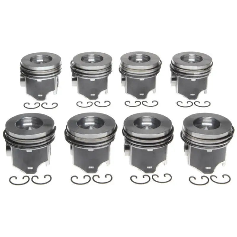 Mahle OE 2243851 Mahle OE Navistar MaxxForce 7 6.4L Diesel STD Piston Set (Set of 8)