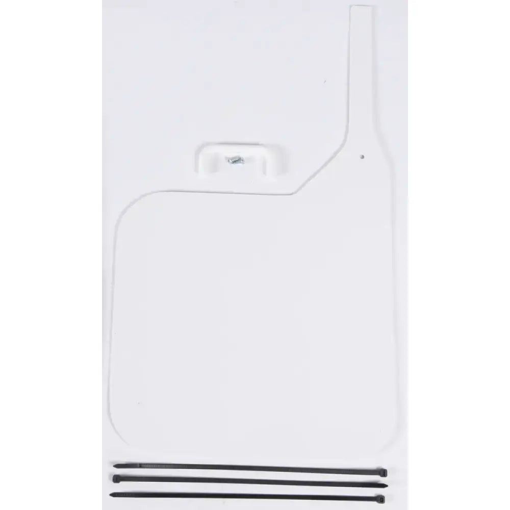 MAIER Universal Front Number Plate (White) for Powersports