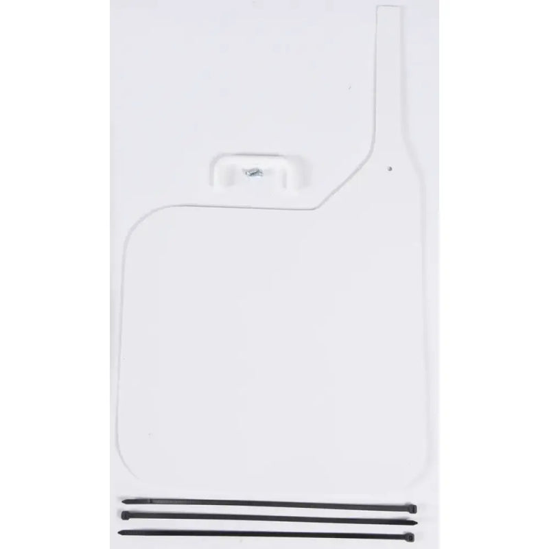 MAIER Universal Front Number Plate (White) for Powersports