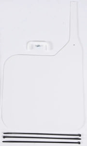 MAIER Universal Front Number Plate (White) for Powersports