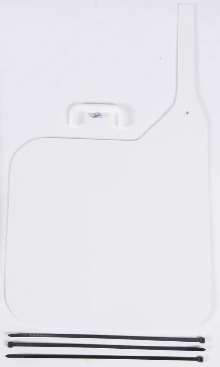 MAIER Universal Front Number Plate (White) for Powersports