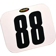MAIER Rectangular Class C Plate (White) for Powersports