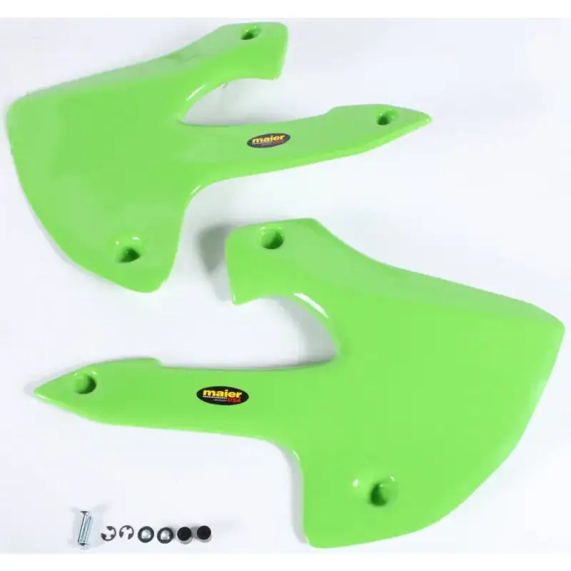 MAIER Radiator Scoops Green for Powersports